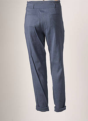Pantalon drept elasticitate talie înaltă albastru TEENFLO femeie