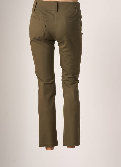 Pantalon slim verde TEENFLO MAURICE TARICA femeie
