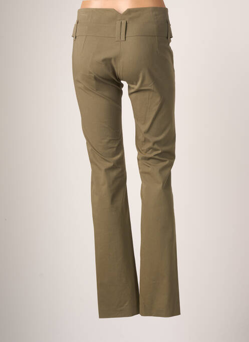 Pantalon slim verde TEENFLO femeie
