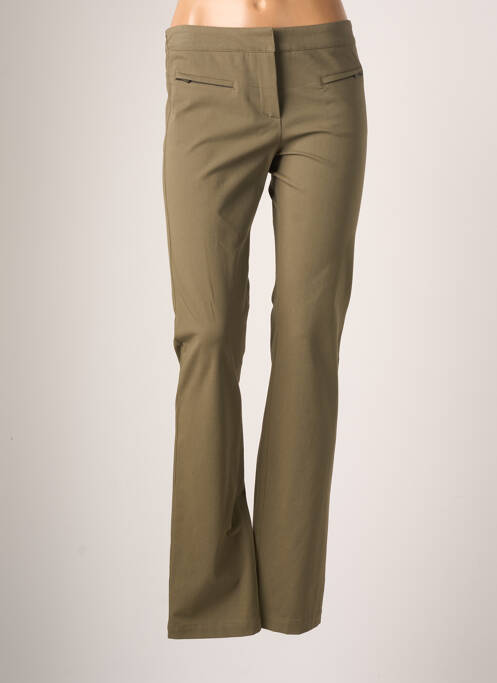 Pantalon drept verde TEENFLO femeie