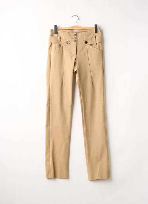 Pantalon slim bej TEENFLO femeie