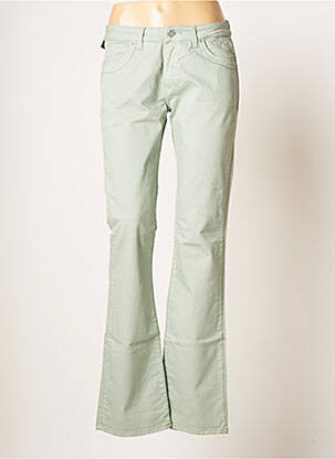 Pantalon drept elasticitate mărime normală verde TEENFLO femeie