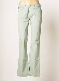 Pantalon drept elasticitate mărime normală verde TEENFLO femeie
