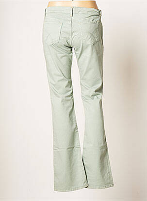 Pantalon drept elasticitate mărime normală verde TEENFLO femeie