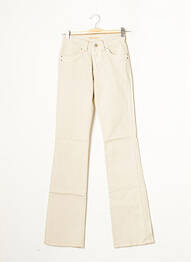 Pantalon drept elasticitate mărime normală bej TEENFLO femeie