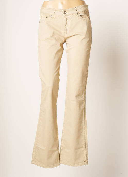 Pantalon drept bej TEENFLO femeie