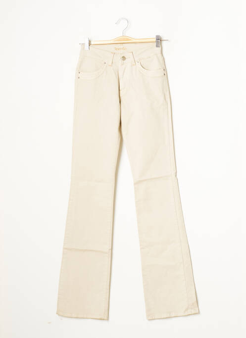 Pantalon drept bej TEENFLO femeie