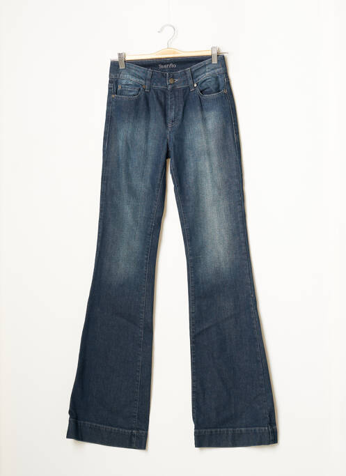 Blugi cu croială evazată albastru TEENFLO femeie