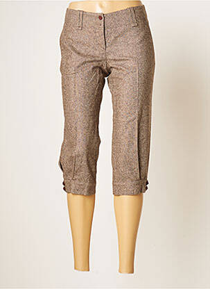 Pantalon trei sferturi maro TEENFLO femeie