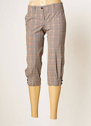 Pantalon trei sferturi maro TEENFLO femeie