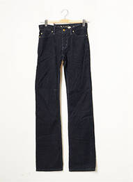 Pantalon drept închidere cu fermoar sub clapetă cu nasturi mărime normală albastru MIH JEANS femeie