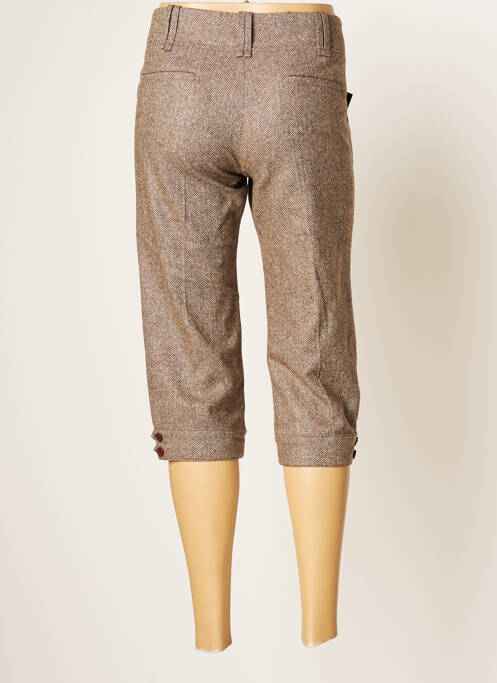 Pantalon trei sferturi maro TEENFLO femeie