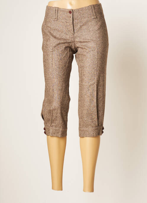 Pantalon trei sferturi maro TEENFLO femeie