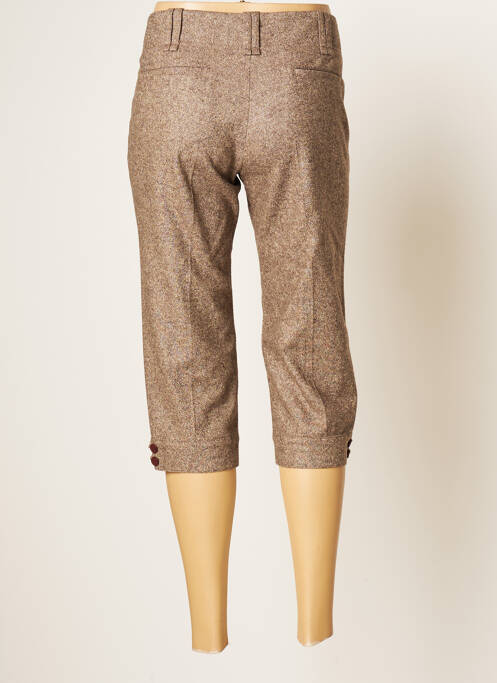 Pantalon trei sferturi maro TEENFLO femeie