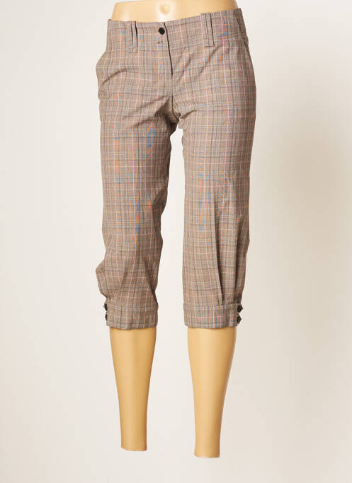 Pantalon trei sferturi maro TEENFLO femeie