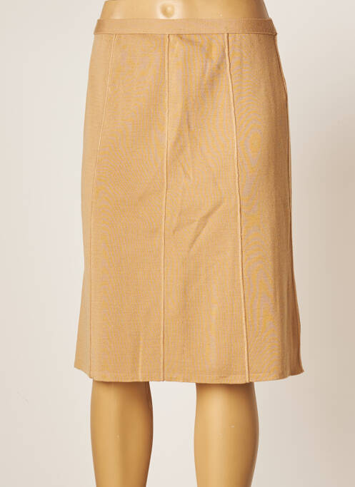 Fustă midi bej STEFAN GREEN femeie