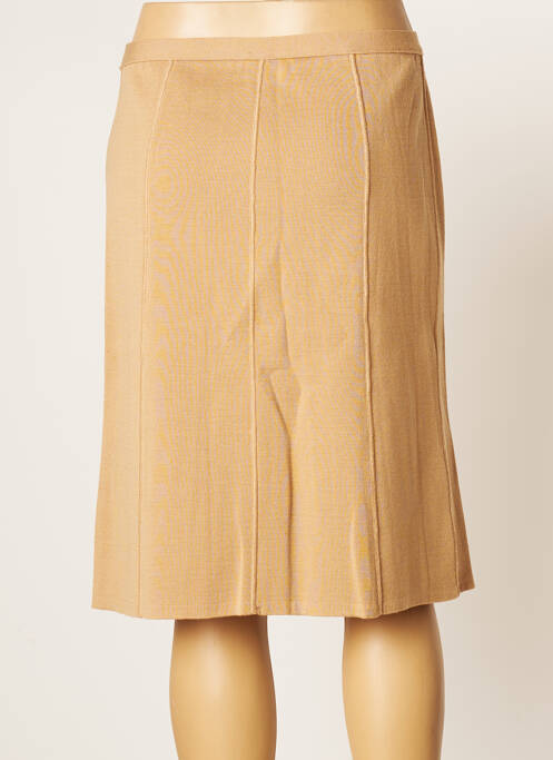 Fustă midi bej STEFAN GREEN femeie