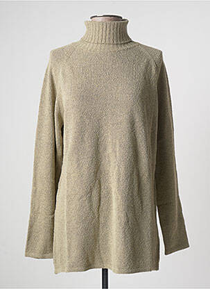 Pulover cu guler înalt bej STEFAN GREEN femeie