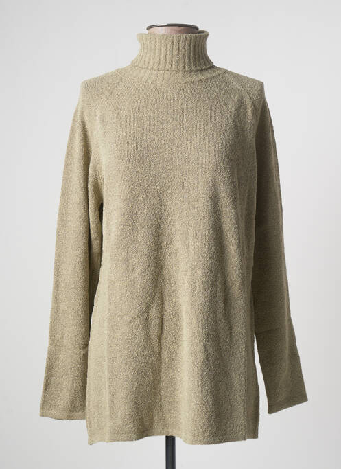 Pulover cu guler înalt bej STEFAN GREEN femeie