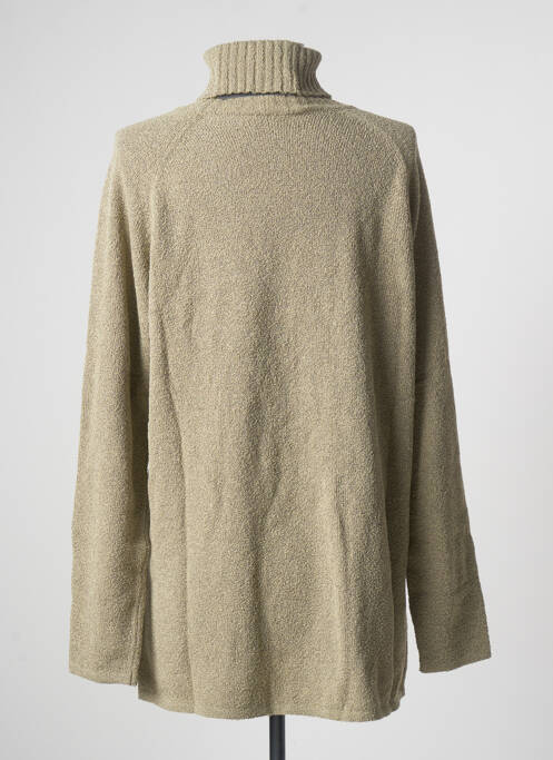 Pulover cu guler înalt bej STEFAN GREEN femeie