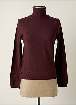 Pulover cu guler înalt violet STEFAN GREEN femeie