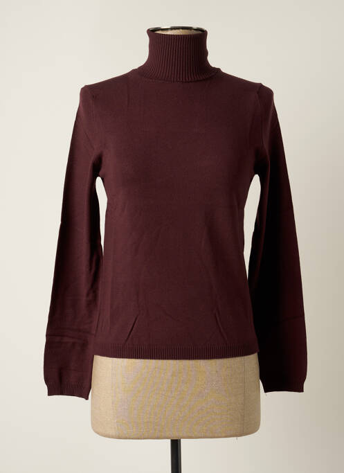 Pulover cu guler înalt violet STEFAN GREEN femeie