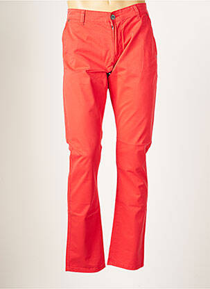 Pantalon chino roșu VIRTUE bărbat
