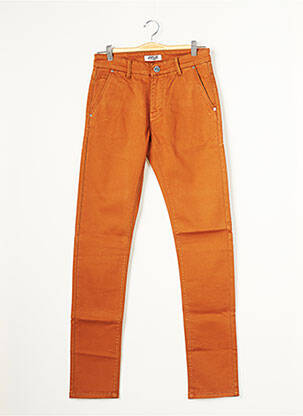 Pantalon chino maro VIRTUE bărbat