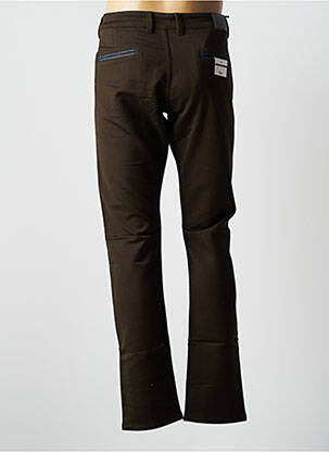 Pantalon chino elasticitate mărime normală verde VIRTUE bărbat