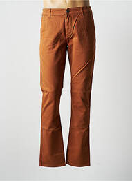 Pantalon chino elasticitate mărime normală portocaliu VIRTUE bărbat