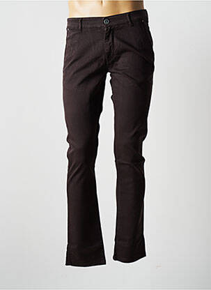 Pantalon chino elasticitate mărime normală maro VIRTUE bărbat