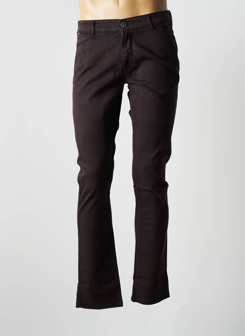 Pantalon chino maro VIRTUE bărbat