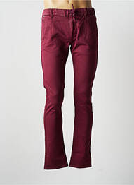 Pantalon chino elasticitate mărime normală roșu VIRTUE homme