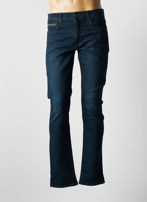 Blugi cu croială slim albastru VIRTUE bărbat