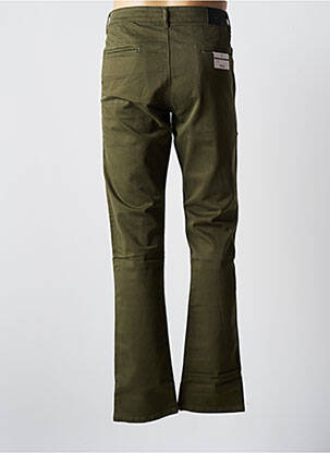 Pantalon chino elasticitate mărime normală verde VIRTUE bărbat