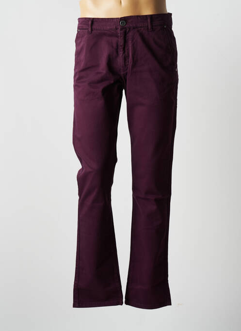 Pantalon chino violet VIRTUE bărbat