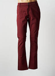 Pantalon chino elasticitate mărime normală roșu VIRTUE bărbat