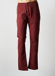 Pantalon chino elasticitate mărime normală roșu VIRTUE bărbat