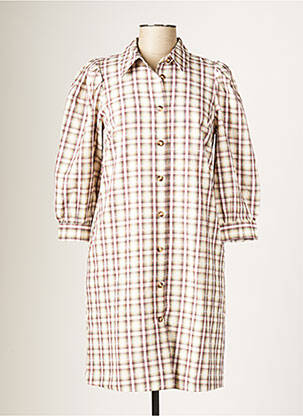 Rochie midi bej KAFFE femeie