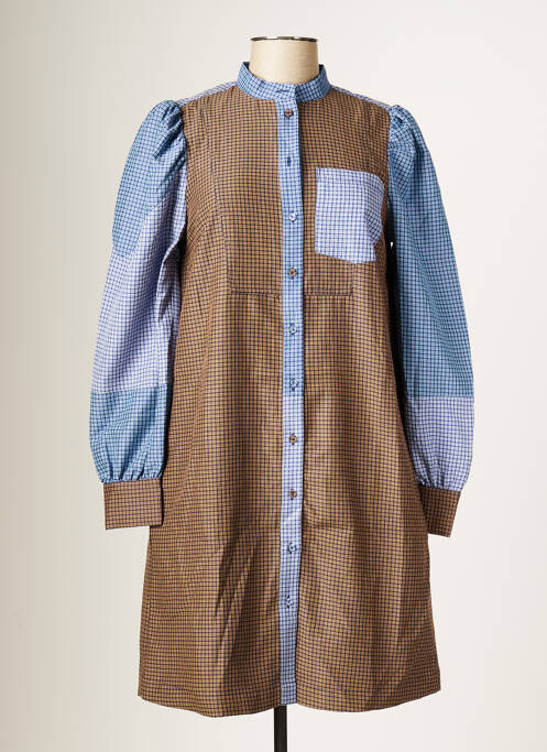 Rochie midi maro NUMPH femeie