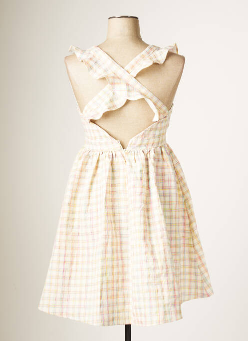 Rochie midi bej LILI SIDONIO femeie