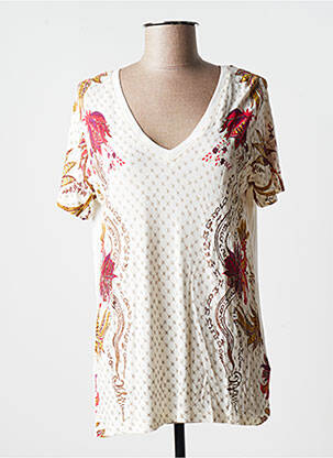 Top alb DESIGUAL femeie