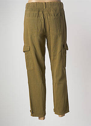 Pantalon cargo buzunare mărime normală verde KAFFE femeie