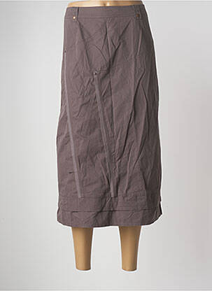 Fustă midi gri VOODOO femeie