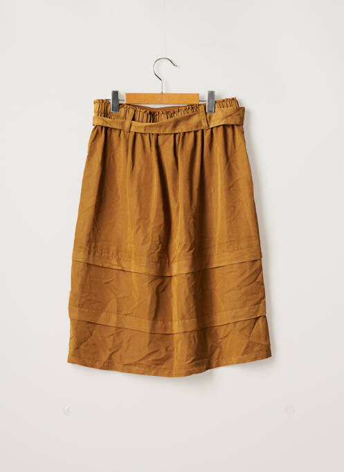 Fustă midi bej NUMPH femeie