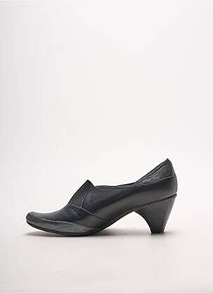 Mocasini tip de talpă amortizantă toc de 4 la 6 cm negru SWEET femeie