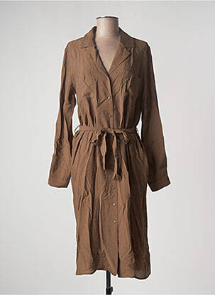 Rochie midi maro OBJECT femeie