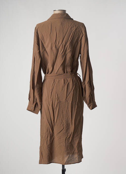 Rochie midi maro OBJECT femeie