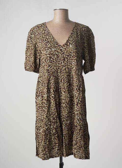 Rochie midi maro TEDDY SMITH femeie