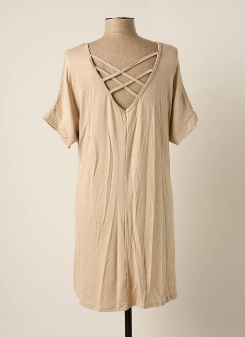 Rochie scurtă bej LAMIAR femeie